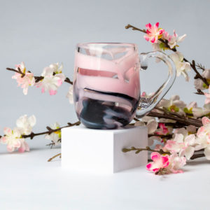 OMI Glass Pink Half Pint