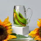 OMI Glass Spring beer tankard