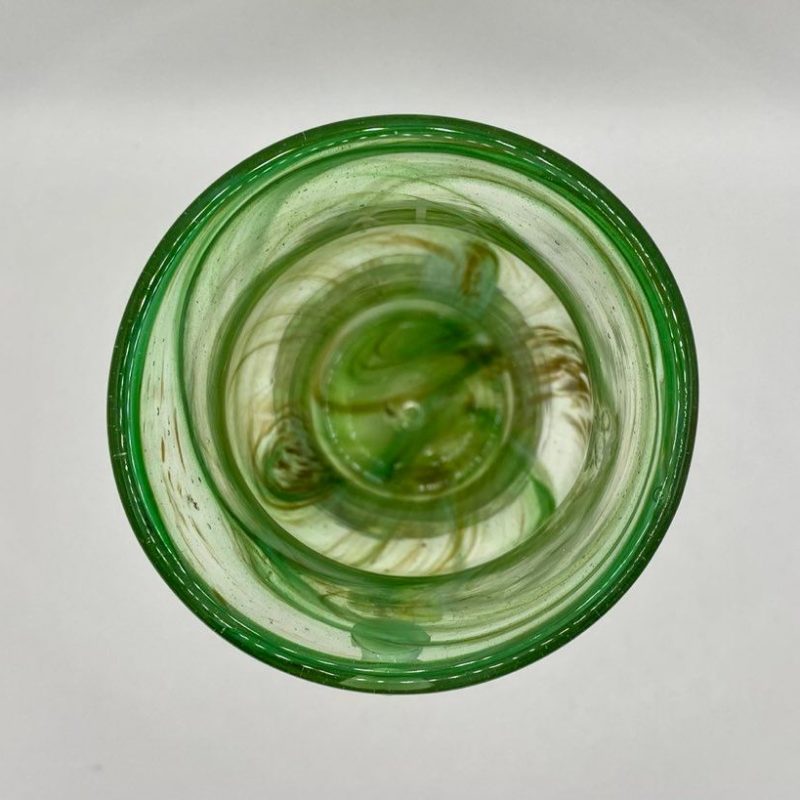 Green Floral Glass - Omi Glass 